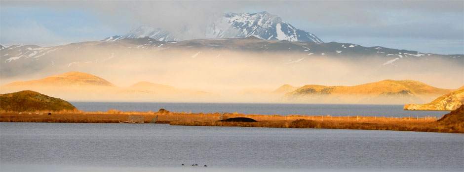 M&yacute;vatn meer in het noorden van IJsland